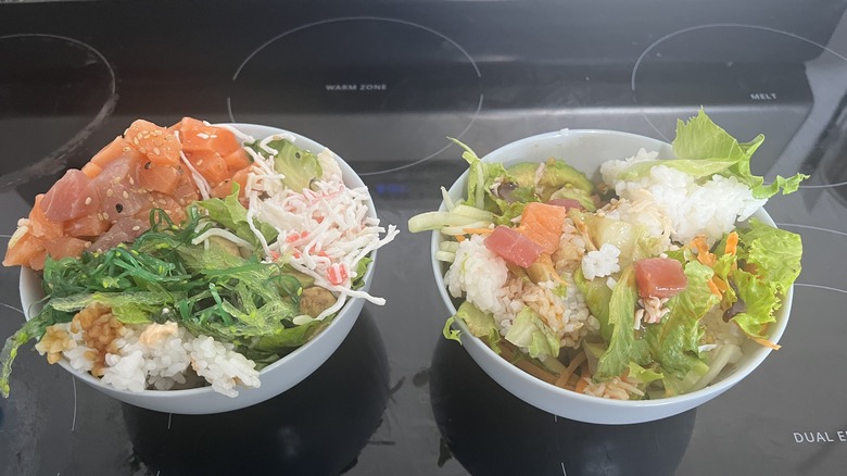 poke bowls side by side