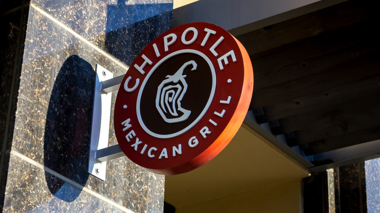 A Chipotle sign