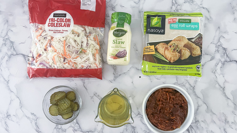 pulled pork egg rolls ingredients