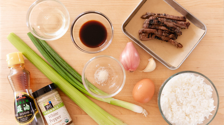 steak fried rice ingredients