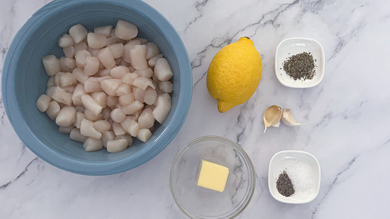 ingredients for scallops recipe 