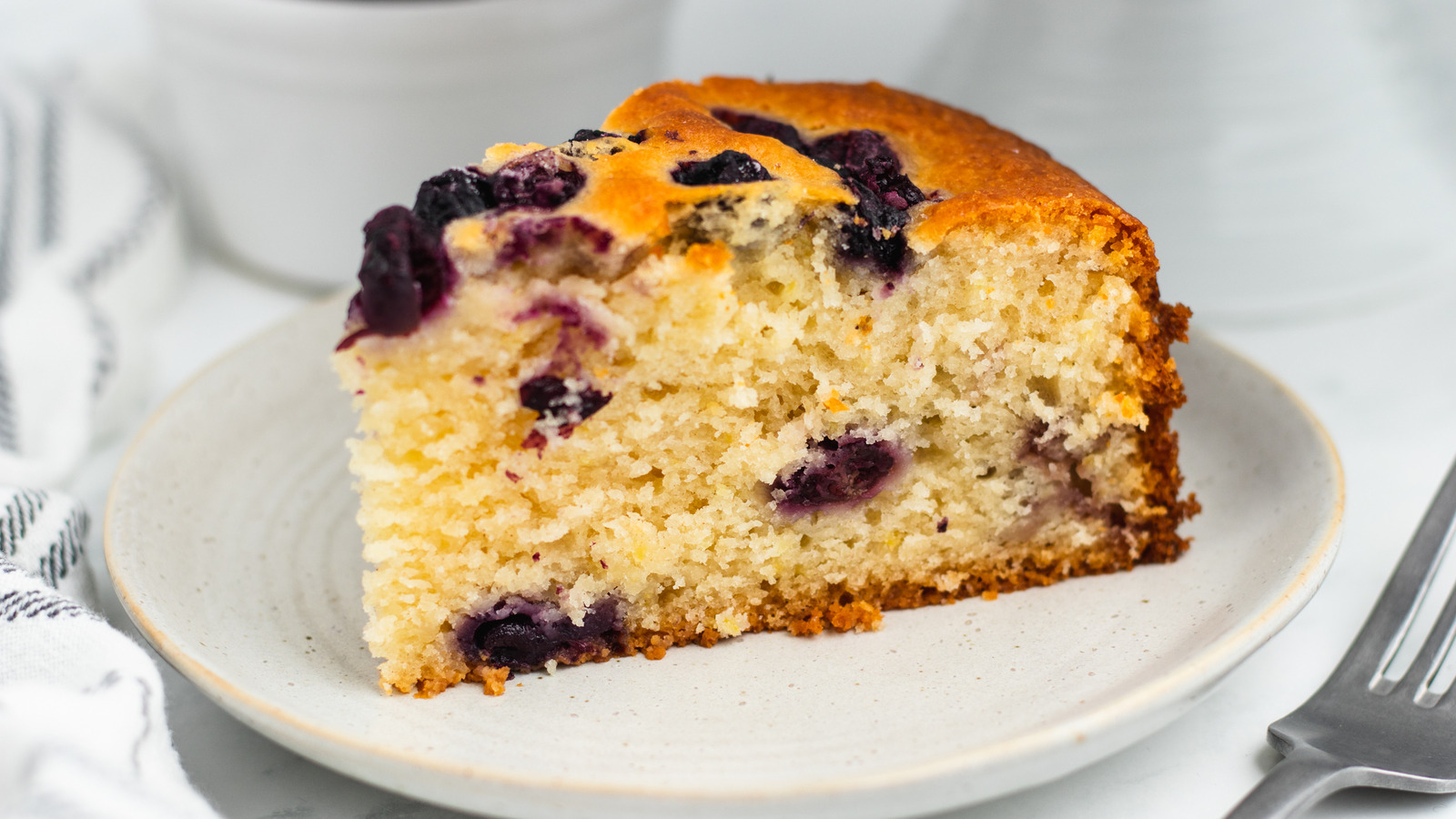 Lemony Blueberry Cake Recipe