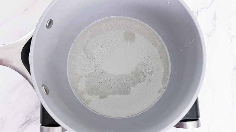 simple syrup boiling