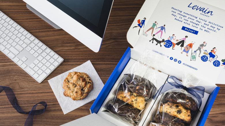 Levain Bakery cookies delivery box