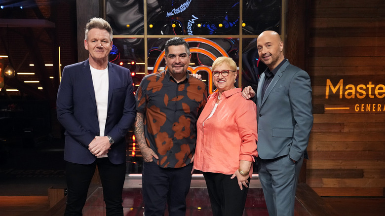 Gordon Ramsay, Aaron Sanchez, Lidia Bastianich, and Joe Bastianich