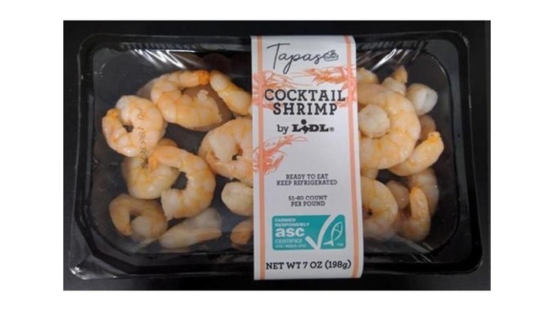 Lidl recalled shrimp