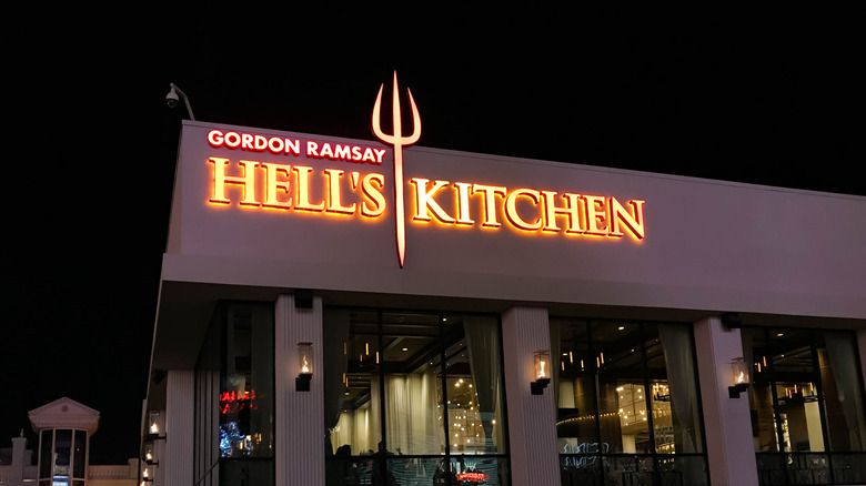 Gordon Ramsay hell's kitchen restaurant