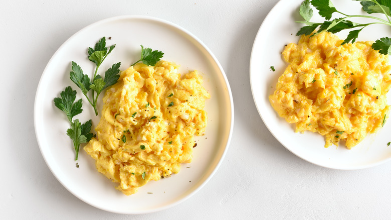 scrambled eggs