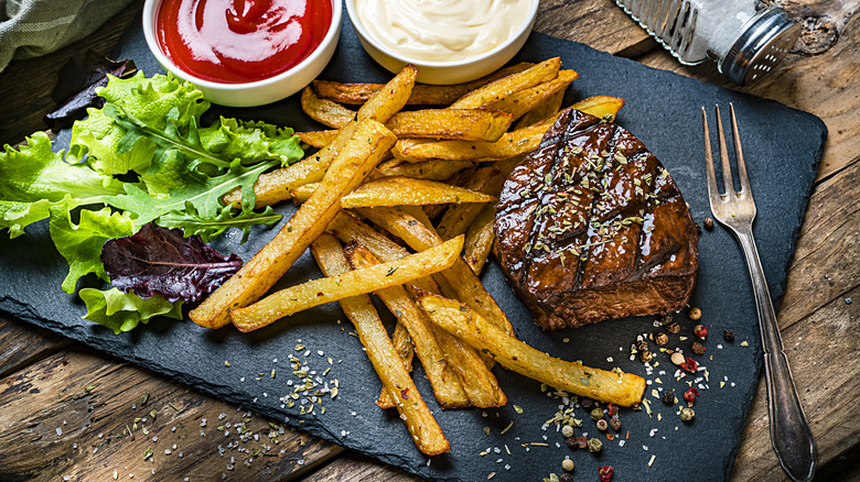 Steak and fries