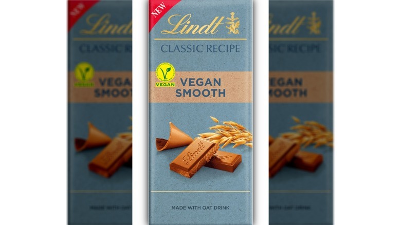 Lindt vegan smooth oat milk chocolate