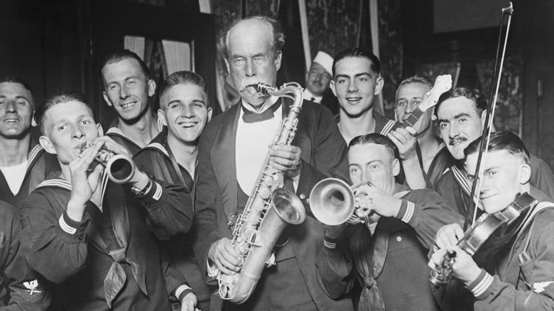 Thomas Lipton and jazz band