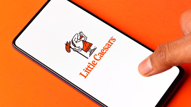 Little Caesars phone app screen