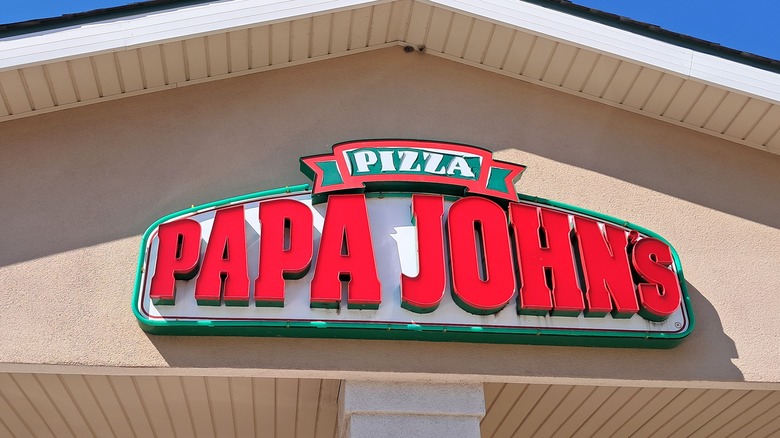 Papa Johns sign