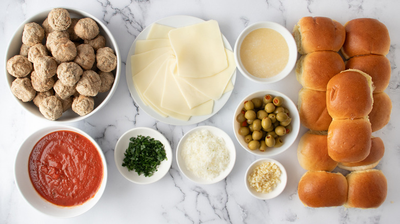 meatball slider ingredients