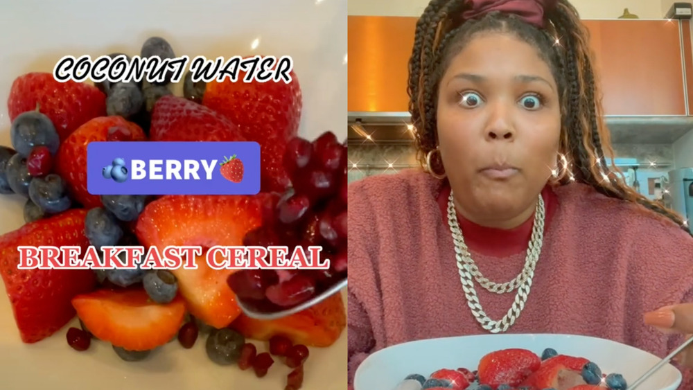 Nature's cereal and Lizzo