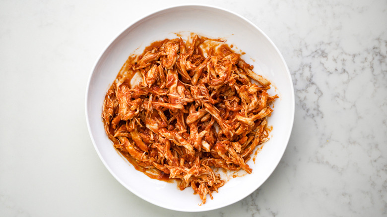 bbq chicken in bowl