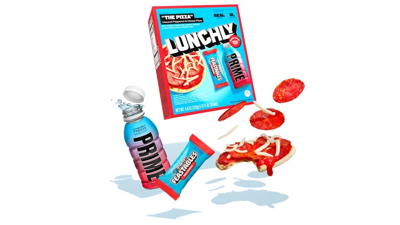 Lunchly pizza flavor graphic