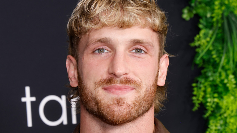 YouTuber Logan Paul smirking