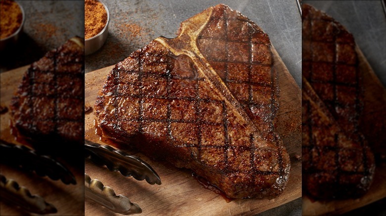 LongHorn Porterhouse steak