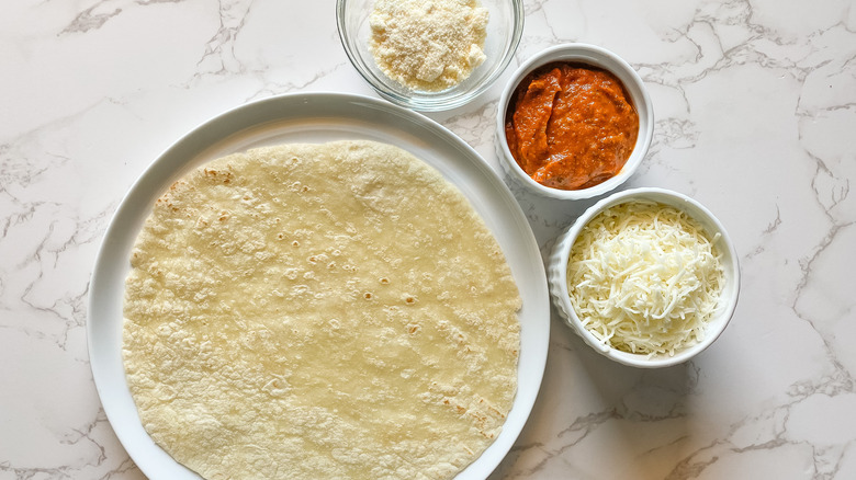 tortilla pizza ingredients 