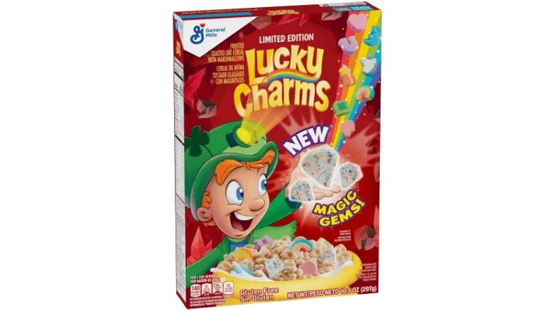 Lucky Charms Magic Gems cereal