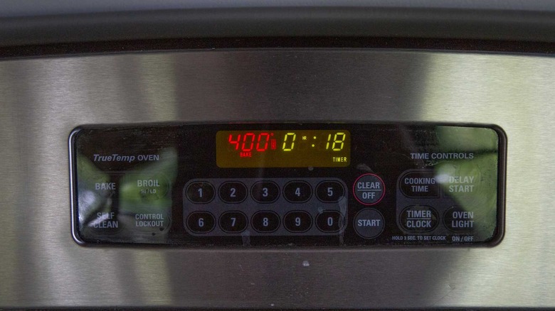 oven preheated to 400 F