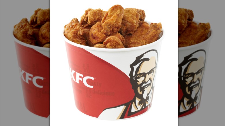 bucket of KFC chicken