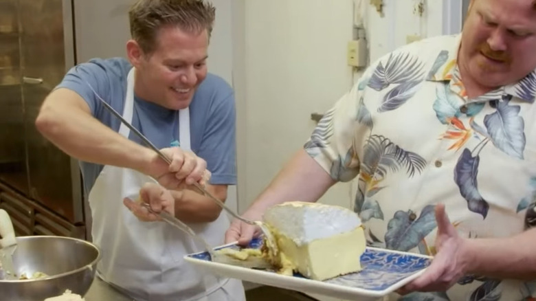 massive slice of key lime pie