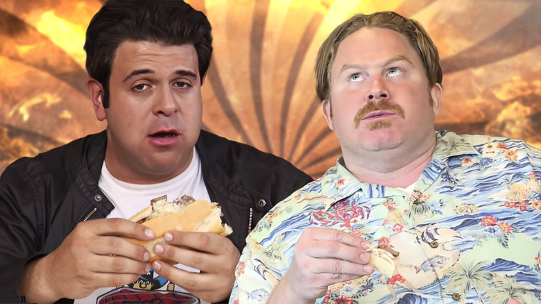 Man v. Food hosts eating