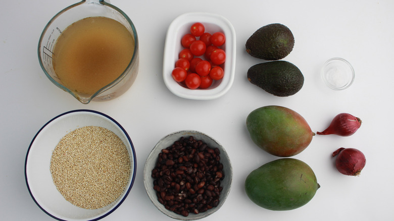 Mango Quinoa Salad Recipe ingredients  