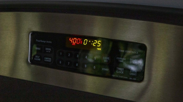 oven preheated to 400 F