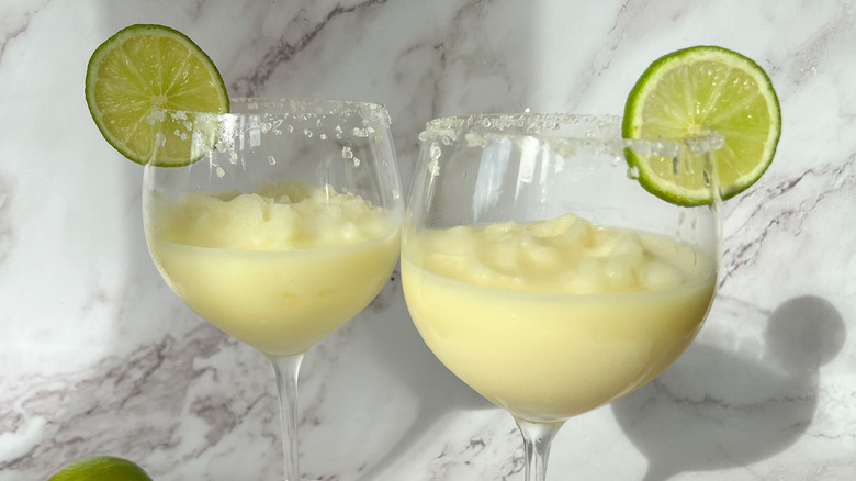 margarita mocktails served