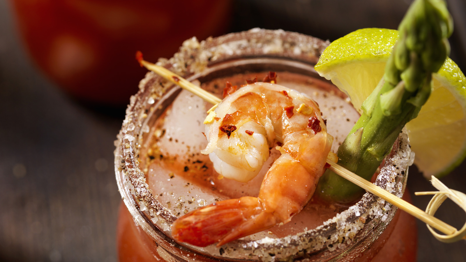 Shrimp with Bloody Mary Cocktail Sauce