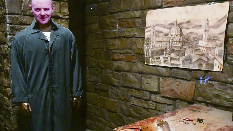 Hannibal Lecter display at Hollywood Museum