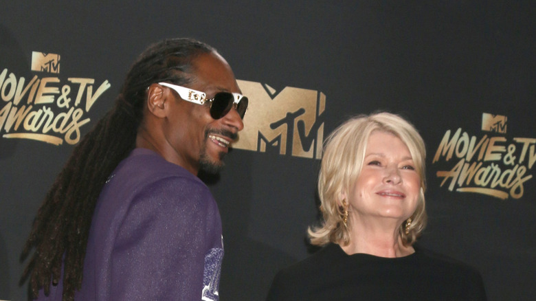 Martha Stewart and Snoop Dogg at MTV Awards