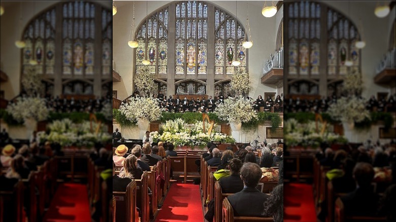 Andre Leon Talley's funeral photo by Martha Stewart