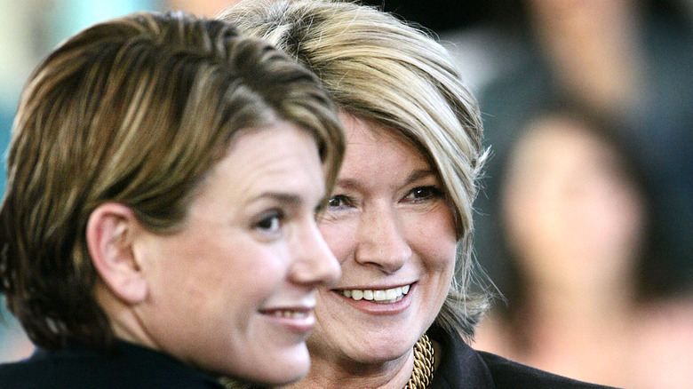 Martha and Alexis Stewart smiling 