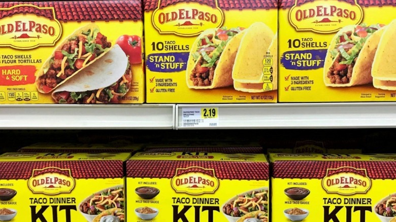 Old El Paso products on store shelves