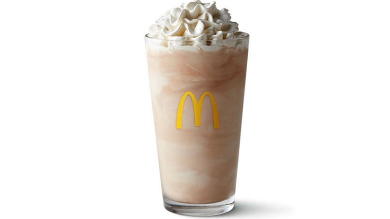 McDonald's chocolate milkshake