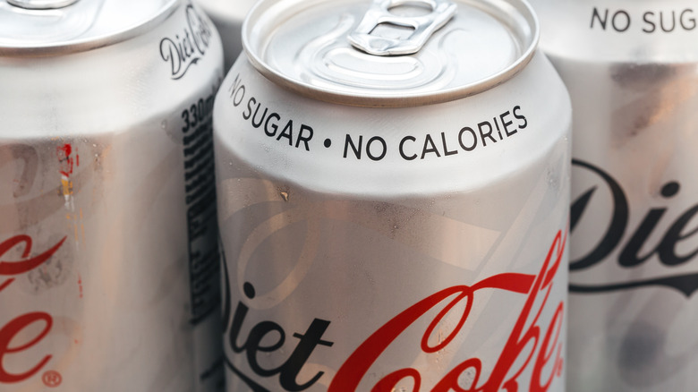 diet coke cans