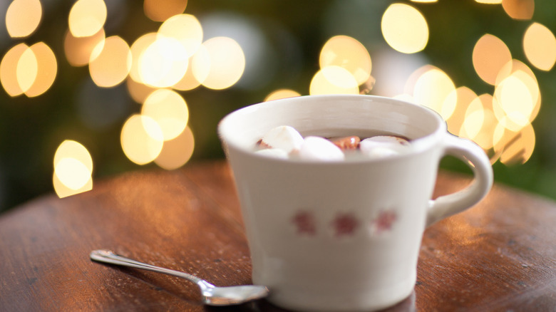 Mug of hot chocolate