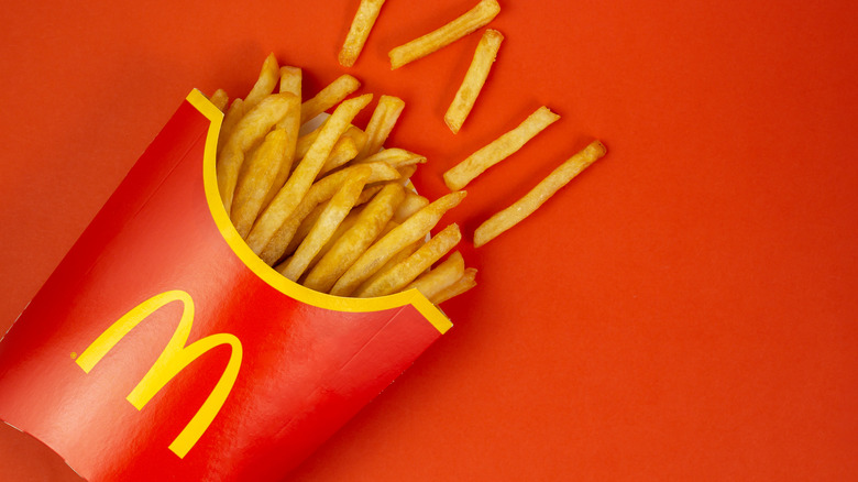 box of McDonald's fries