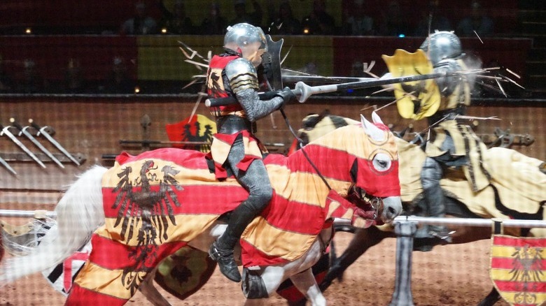 jouster at Medieval Times