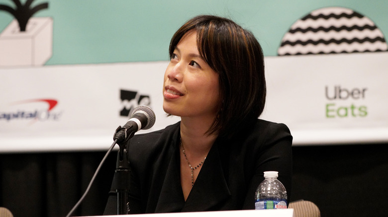 Christine Ha speaking at SXSW