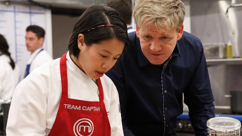 Christine Ha and Gordon Ramsay