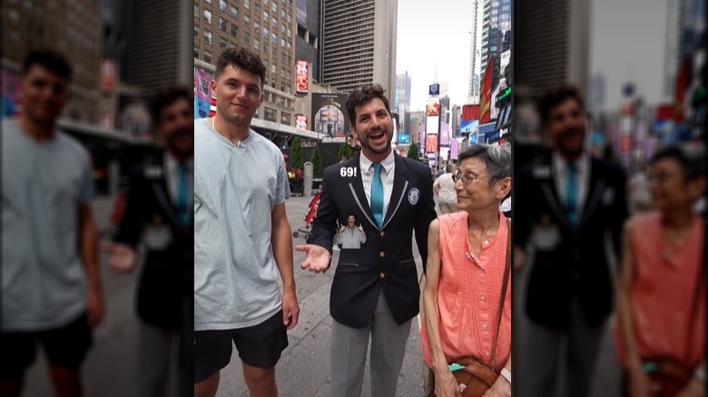 Nick DiGiovanni and Lynn Davis breaking a Guiness World Record.