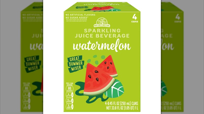 Box of sparkling watermelon juice