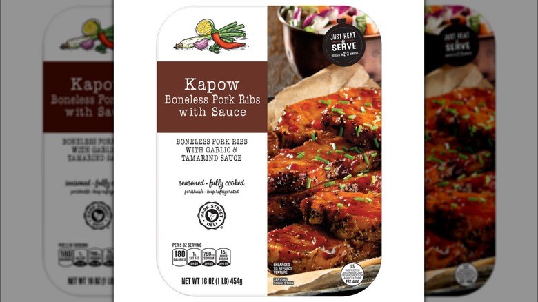 Package of Kapow boneless ribs