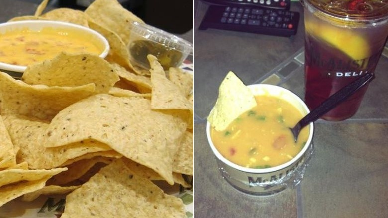 McAlister's Nacho Basket and Chicken Tortilla Soup