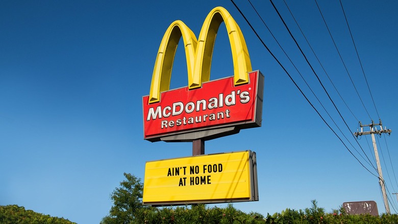 McDonald's sign suggested by Twitter